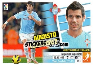 Sticker Augusto Fernández (12) - Liga Spagnola 2013-2014 n. 194 - Colecciones ESTE