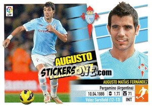 Sticker Augusto Fernández (12) - Liga Spagnola 2013-2014 - Colecciones ESTE