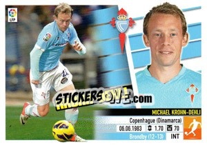 Sticker Krohn-Dehli (13) - Liga Spagnola 2013-2014 n. 195 - Colecciones ESTE