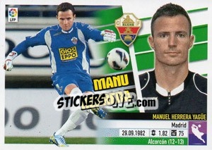 Cromo Manu Herrera (1) - Liga Spagnola 2013-2014 - Colecciones ESTE