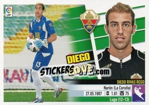 Sticker Diego Rivas (2) - Liga Spagnola 2013-2014 n. 212 - Colecciones ESTE