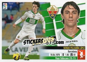 Sticker Pelegrín (5) - Liga Spagnola 2013-2014 n. 215 - Colecciones ESTE