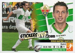 Sticker Mantecón (8) - Liga Spagnola 2013-2014 - Colecciones ESTE