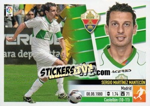 Sticker Mantecón (8) - Liga Spagnola 2013-2014 n. 218 - Colecciones ESTE