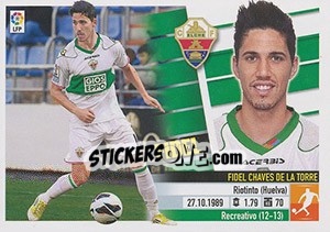 Cromo Fidel (11A) - Liga Spagnola 2013-2014 - Colecciones ESTE