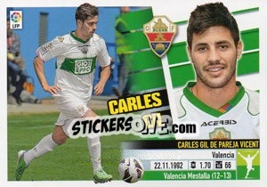 Sticker Carles Gil (13A) - Liga Spagnola 2013-2014 n. 224 - Colecciones ESTE