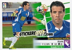 Sticker Toño (2B) Colocas - Liga Spagnola 2013-2014 n. 229 - Colecciones ESTE