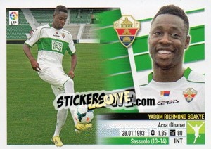 Sticker Boakye (16B) Colocas - Liga Spagnola 2013-2014 n. 232 - Colecciones ESTE