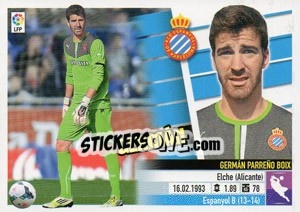 Sticker Germán (2) - Liga Spagnola 2013-2014 n. 242 - Colecciones ESTE