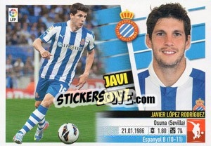 Sticker Javi López (3A) - Liga Spagnola 2013-2014 - Colecciones ESTE