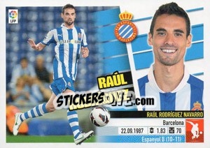 Sticker Raúl Rodríguez (6A) - Liga Spagnola 2013-2014 n. 247 - Colecciones ESTE