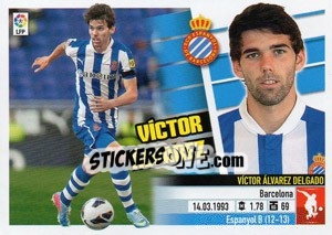 Sticker Víctor Álvarez (7B) - Liga Spagnola 2013-2014 n. 250 - Colecciones ESTE