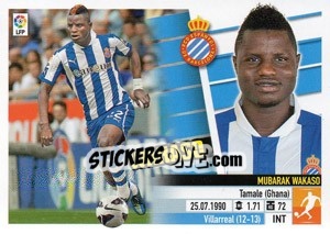 Sticker Wakaso (10) - Liga Spagnola 2013-2014 n. 253 - Colecciones ESTE