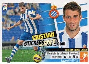 Sticker Cristian Gómez (11) - Liga Spagnola 2013-2014 - Colecciones ESTE