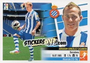 Sticker Abraham (12) - Liga Spagnola 2013-2014 n. 255 - Colecciones ESTE