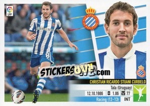 Sticker Stuani (15) - Liga Spagnola 2013-2014 n. 258 - Colecciones ESTE
