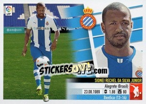 Sticker Sidnei (8B) Colocas - Liga Spagnola 2013-2014 n. 260 - Colecciones ESTE
