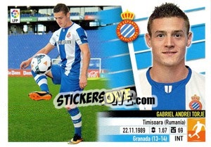 Sticker Torje (13B) Colocas - Liga Spagnola 2013-2014 n. 263 - Colecciones ESTE