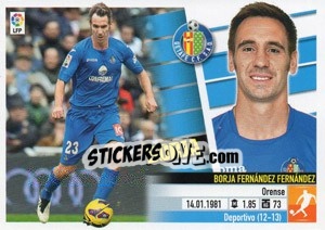 Sticker Borja (9) - Liga Spagnola 2013-2014 n. 281 - Colecciones ESTE