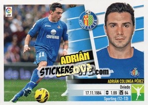Sticker Adrián Colunga (15) - Liga Spagnola 2013-2014 n. 288 - Colecciones ESTE