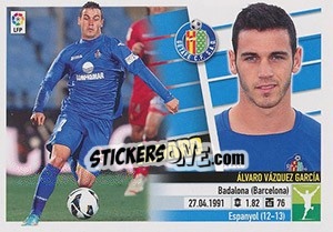 Sticker Álvaro (16A) - Liga Spagnola 2013-2014 n. 289 - Colecciones ESTE