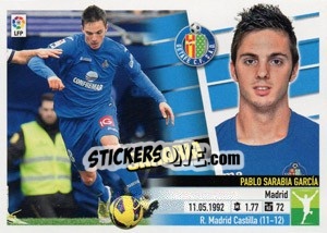 Sticker Sarabia (16B) - Liga Spagnola 2013-2014 n. 290 - Colecciones ESTE