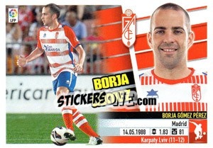 Cromo Borja Gómez (4) - Liga Spagnola 2013-2014 - Colecciones ESTE