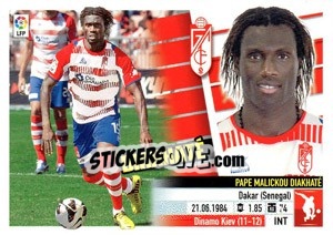 Sticker Diakhaté (5) - Liga Spagnola 2013-2014 n. 305 - Colecciones ESTE