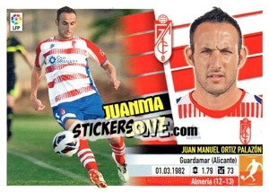 Sticker Juanma Ortiz (7B) - Liga Spagnola 2013-2014 n. 308 - Colecciones ESTE
