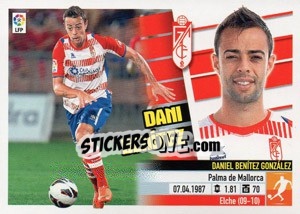 Sticker Dani Benítez (11) - Liga Spagnola 2013-2014 - Colecciones ESTE