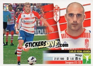 Sticker Aranda (13) - Liga Spagnola 2013-2014 n. 315 - Colecciones ESTE