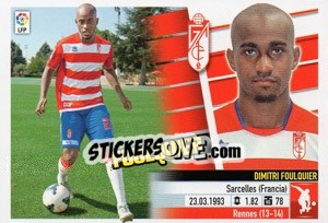 Sticker Foulquier (7C) Colocas - Liga Spagnola 2013-2014 n. 326 - Colecciones ESTE