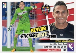 Sticker Keylor Navas (1) - Liga Spagnola 2013-2014 n. 331 - Colecciones ESTE