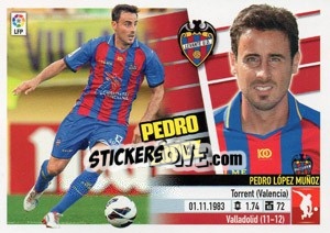 Figurina Pedro López (3B) - Liga Spagnola 2013-2014 - Colecciones ESTE