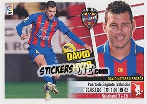 Sticker David Navarro (4) - Liga Spagnola 2013-2014 - Colecciones ESTE