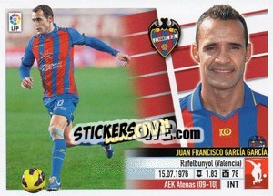 Sticker Juanfran (7) - Liga Spagnola 2013-2014 n. 339 - Colecciones ESTE