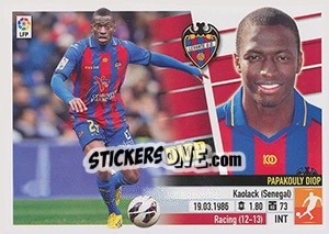 Sticker Diop (8) - Liga Spagnola 2013-2014 - Colecciones ESTE