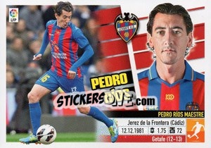Sticker Pedro Rios (10) - Liga Spagnola 2013-2014 n. 342 - Colecciones ESTE