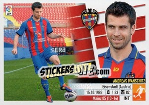 Sticker Ivanschitz (13) - Liga Spagnola 2013-2014 n. 345 - Colecciones ESTE