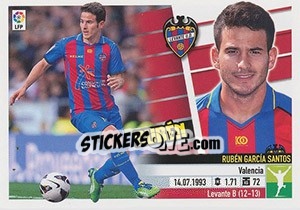 Sticker Rubén (14) - Liga Spagnola 2013-2014 n. 346 - Colecciones ESTE