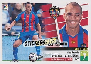 Sticker El Zhar (15A) - Liga Spagnola 2013-2014 n. 347 - Colecciones ESTE