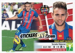 Sticker Roger (15B) - Liga Spagnola 2013-2014 n. 348 - Colecciones ESTE