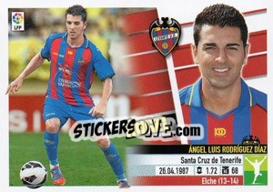 Sticker Ángel (16) - Liga Spagnola 2013-2014 n. 349 - Colecciones ESTE