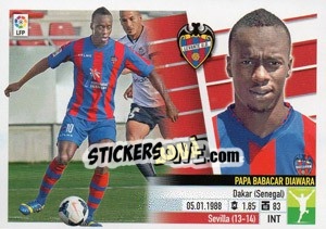 Sticker Babá (16B) Colocas - Liga Spagnola 2013-2014 n. 352 - Colecciones ESTE