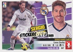 Sticker Sergio Ramos (4) - Liga Spagnola 2013-2014 - Colecciones ESTE