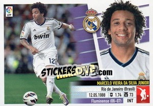 Sticker Marcelo (7) - Liga Spagnola 2013-2014 n. 369 - Colecciones ESTE