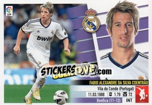 Sticker Coentrao (8A) - Liga Spagnola 2013-2014 n. 370 - Colecciones ESTE