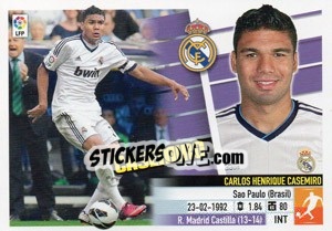 Sticker Casemiro (8B) - Liga Spagnola 2013-2014 n. 371 - Colecciones ESTE