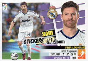 Sticker Xabi Alonso (9) - Liga Spagnola 2013-2014 n. 372 - Colecciones ESTE