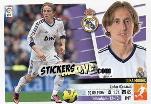 Sticker Modric (11) - Liga Spagnola 2013-2014 n. 374 - Colecciones ESTE